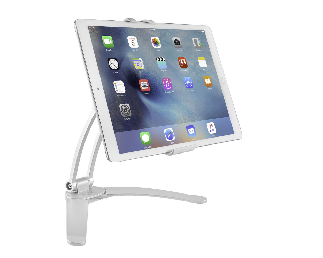 Luxitude 2-in-1 Tablet & Phone Holder/ Stand, Perfect for Smart Phones, E-Readers, Nintendo Switch & Tablets, Permanent or Temporary Mounting Solution